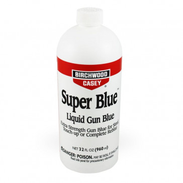 SUPER BLUE LIQUID GUN BLUE - 32 OZ. BOTTLE