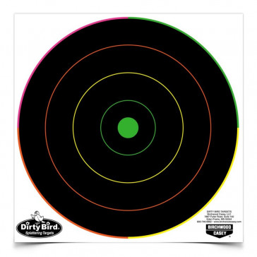 DIRTY BIRD® 8" MULTI-COLOR BULL'S-EYE TARGET