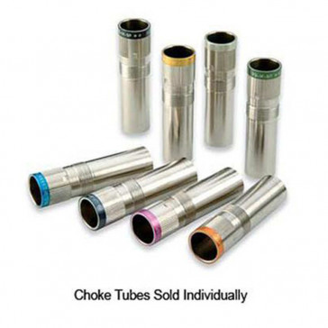 MOBILCHOKE VICTORY EXTENDED CHOKE TUBE - 20 GA, FULL CONSTRICTION, SILVER WITH COLORED BANDS