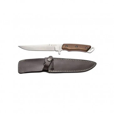 ORYX FIXED BLADE KNIFE - WALNUT AND G10, DROP POINT, PLAIN EDGE, 6" BLADE