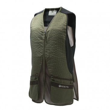 SILVER PIGEON EVO VEST - X-SMALL, GREEN/CHOCOLATE BROWN