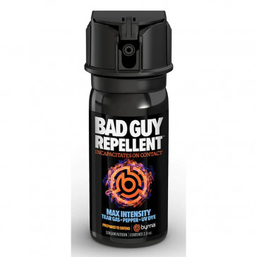 BAD GUY REPELLENT MAX - BLACK, 2 OZ, 15' RANGE