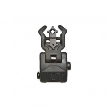 POLYMER DIAMOND FLIP UP REAR SIGHT WITH NITEBRITE