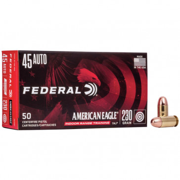 AMERICAN EAGLE® IRT HANDGUN AMMUNITION - .45 AUTO - TOTAL METAL JACKET - 230 GRAIN