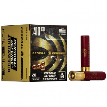 PREMIUM® PERSONAL DEFENSE® .410 BORE HANDGUN AMMUNITION - 2 1/2 INCH - 000 BUCKSHOT