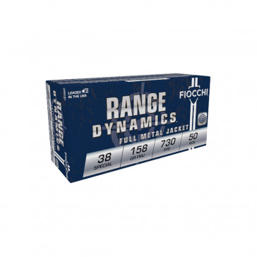SHOOTING DYNAMICS AMMUNITION, .38 SPECIAL, 158 GRAIN, 50 ROUNDS, FMJ