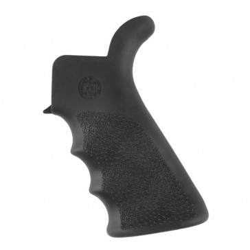 AR-15/M16/M4 OVERMOLDED GRIP - RUBBER GRIP BEAVERTAIL WITH FINGER GROOVES - BLACK
