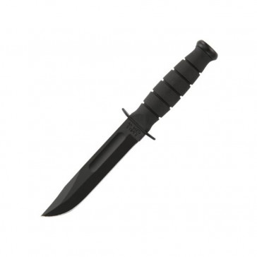 KA-BAR FIXED BLADE, SHORT KNIFE, BLACK