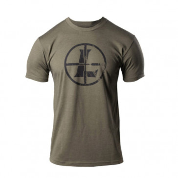 DISTRESSED RETICLE TEE - MILITARY GREEN, LARGE