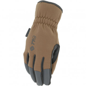 ETHL GARDN LEATHER GLOVES L COCOA