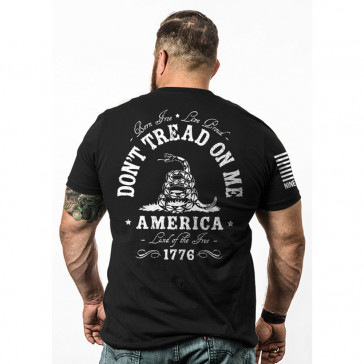 DON'T TREAD ON ME T-SHIRT - BLACK - X-LARGE