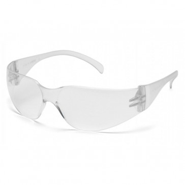 INTRUDER SAFETY GLASSES - CLEAR LENS, CLEAR TEMPLE