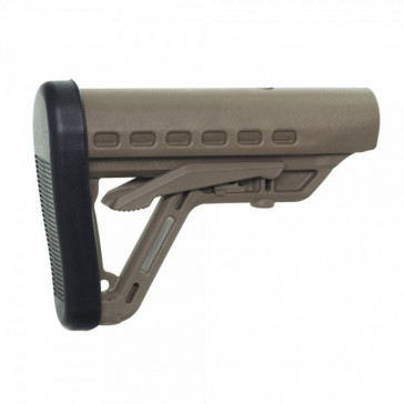 ARCHANGEL LOW PROFILE AR-15 BUTTSTOCK - FDE, FITS COMMERCIAL TUBE