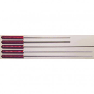 MICRO-POLISHED STAINLESS STEEL CLEANING ROD - 26" SHORT RIFLE, .22-.26 CALIBER