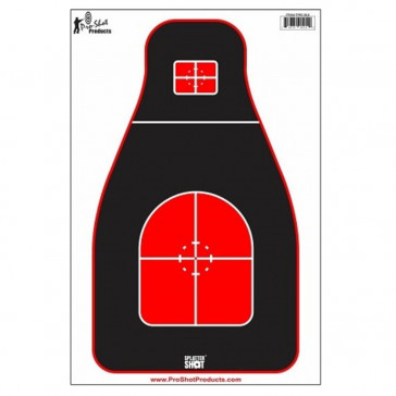 TACTICAL PRECISION TGT RED/BLACK 8 PACK