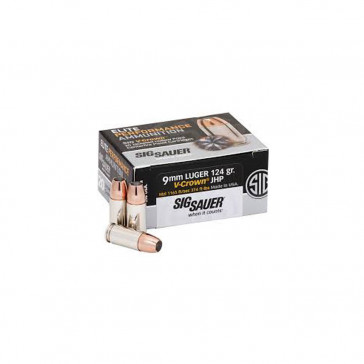 AMMO 9MM 124GR ELITE BALL FMJ 50/BX