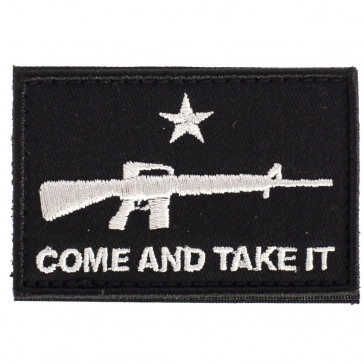 MORALE FLAG PATCH - COME & TAKE IT - AR