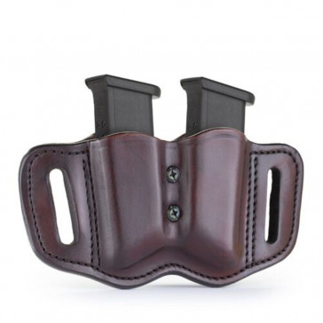 TWO DOUBLE STACK POLYMER MAGAZINE CARRIER - SIGNATURE BROWN