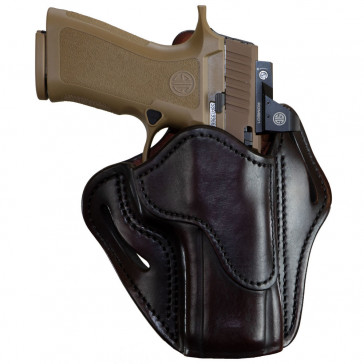OPTIC READY BH2.4 OPEN TOP MULTI-FIT HOLSTER - SIGNATURE BROWN - BER 92FS/M9, CANIK TP9SF, FN HERSTAL 9, H&K HK 45, RUG 3810/3811