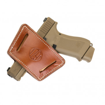 UNIVERSAL IWB/OWB HOLSTER - CLASSIC BROWN, MOST LARGE FRAME HANDGUNS