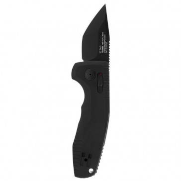 SOG-TAC AU COMPACT CA SPECIAL - BLACK, TANTO POINT, PLAIN EDGE, 1.96" BLADE