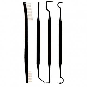 4-PIECE CLEANING PICK AND BRUSH SET