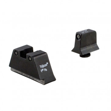  SUPPRESSOR SIGHTS - GLOCK STANDARD FRAMES - GREEN WITH BLACK OUTLINE