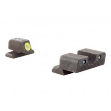 SPRINGFIELD XD HD NIGHT SIGHT SET - YELLOW FRONT OUTLINE