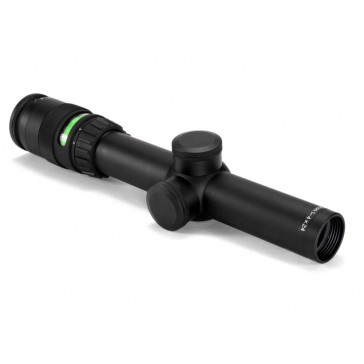 ACCUPOINT 1-4X24 30MM RIFLESCOPE, GERMAN #4 CROSSHAIR WITH GREEN DOT