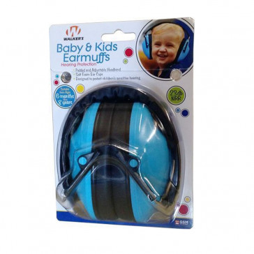 BABY & KIDS HEARING PROTECTION EARMUFFS - BLUE 