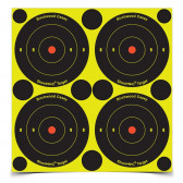 SHOOT•N•C ® SELF-ADHESIVE TARGETS - 3" BULL'S-EYE PACK, 48 TARGETS