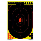 SHOOT•N•C ® SELF-ADHESIVE TARGETS 12" X 18" SILHOUETTE PACK 