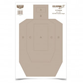 EZE-SCORER™ 12" X 18" BC IPSC PRACTICE PAPER TARGET