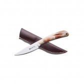 EVERYDAY CARRY BIRD & TROUT KNIFE - W/ WARTHOG TUSK HANDLE, DROP POINT, PLAIN EDGE