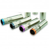 MOBILCHOKE VICTORY EXTENDED CHOKE TUBE - MODIFIED CONSTRICTION, 20 GAUGE, LONG 25MM, SILVER WITH COLORED BANDS