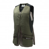 SILVER PIGEON EVO VEST - SMALL, GREEN/CHOCOLATE BROWN
