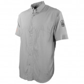 SHORT SLEEVE BUZZI SHOOTING SHIRT - LIGHT GREY, 2X-LARGE