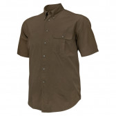 TM SHOOTING SHIRT SHORT SLEEVE - DARK EARTH, LARGE