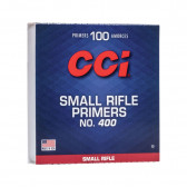 STANDARD RIFLE PRIMERS - NO. 400, SMALL RIFLE, 100/BX