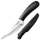 ROACH BELLY KNIFE - BLACK, DROP POINT, PLAIN EDGE, 4.5" BLADE