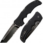 RECON 1 KNIFE - BLACK, TANTO POINT, COMBINATION EDGE, 4" BLADE