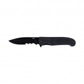 IGNITOR KNIFE - BLACK, DROP POINT, COMBINATION EDGE, 3.48" BLADE
