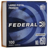 CHAMPION CENTERFIRE PRIMER - LARGE PISTOL, .150, 100/BX