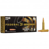 GOLD MEDAL BERGER AMMUNITION - 223 REMINGTON, BERGER BT TARGET, 73 GRAIN, 20/BOX