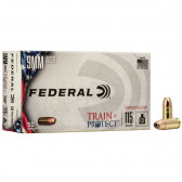 TRAIN/PROTECT VHP - 9MM LUGER, 115 GRAIN, 50/BX