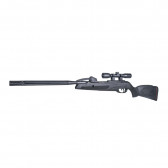 SWARM WHISPER BREAK BARREL AIR RIFLE - BLACK, .177 CAL, 1300 FPS, 4X32 SCOPE, 10/RD