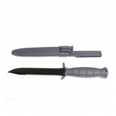 FIELD KNIFE W/SAW - GREY - PACKAGED