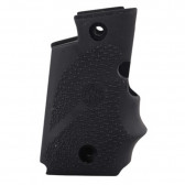 RUBBER WRAPAROUND GRIP WITH FINGER GROOVES AND AMBIDEXTROUS SAFETY - SIG SAUER P238 - BLACK
