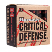 CRITICAL DEFENSE AMMUNITION - 327 FEDERAL MAG, FTX, 80 GR, 1475 FPS, 25/BX