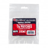 COTTON PATCHES - 7/8" - SMALL BORE - 100 COUNT